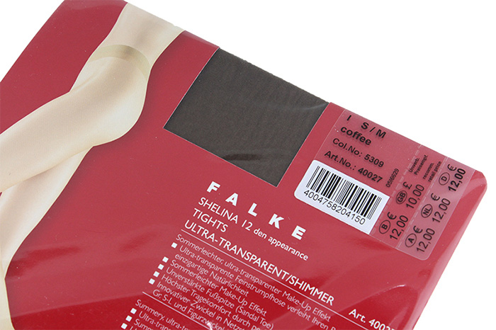  Falke () Shelina 12 den .44-46 S/M 40027/5309 : Coffee