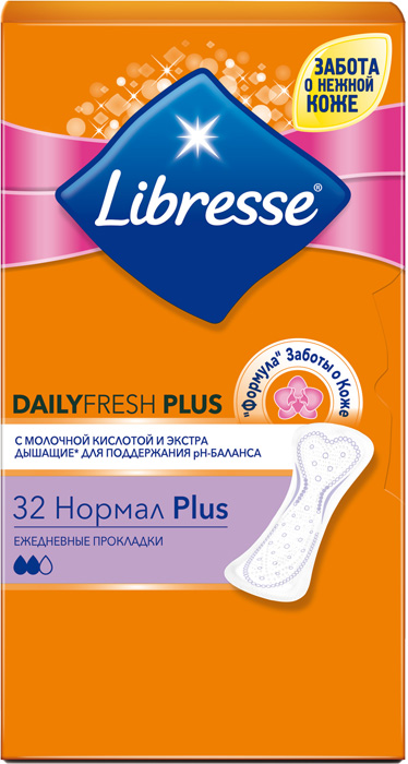   Libresse Dailyfresh Plus Normal, 32 .