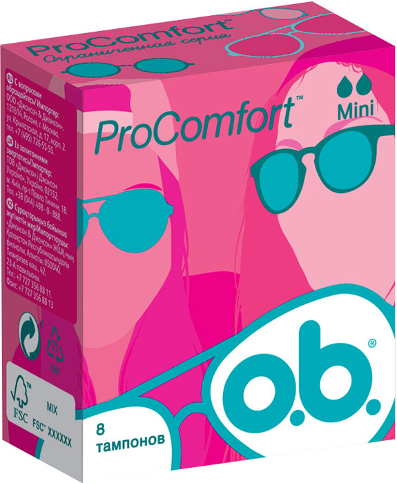  O.b. ProComfort Mini, 8 .