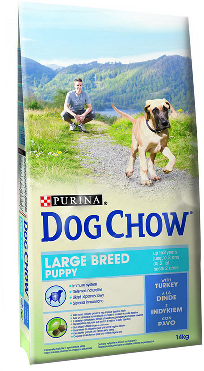    Dog Chow Puppy Large   , 14 .