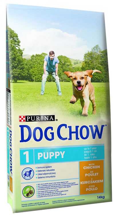    Dog Chow Puppy , 14 .