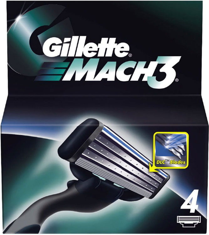 C    Gillette MACH3, 4 .