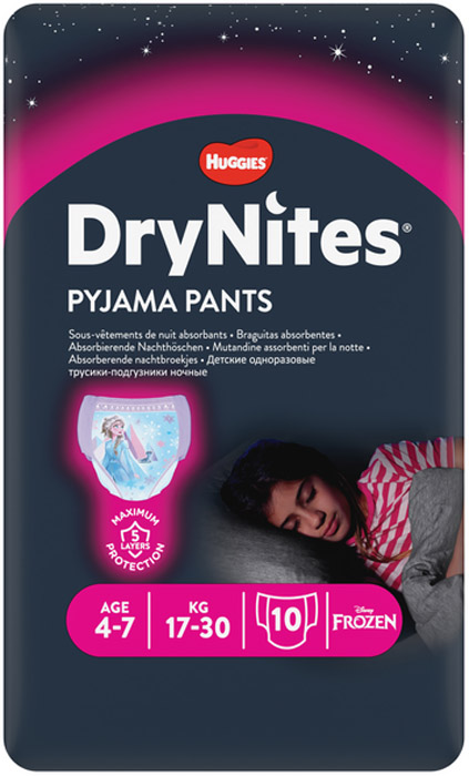  DryNites   (4-7 , 17-30 ), 10 .