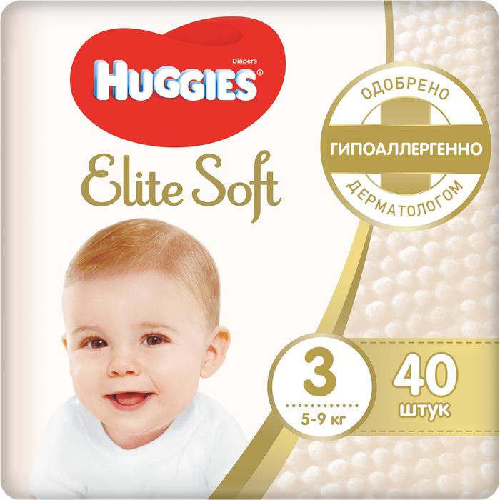  Huggies () Elite Soft 3 (5-9), 40 .