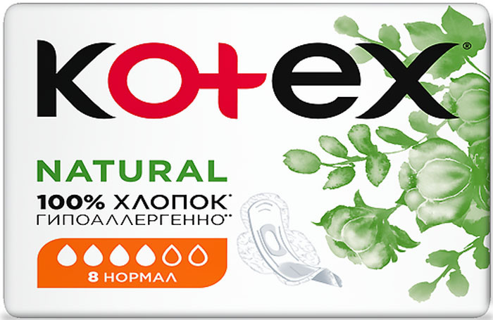   Kotex Natural Normal, 8 .