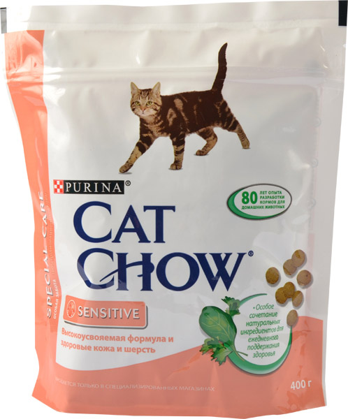   Cat Chow Sensitive     , 400 .