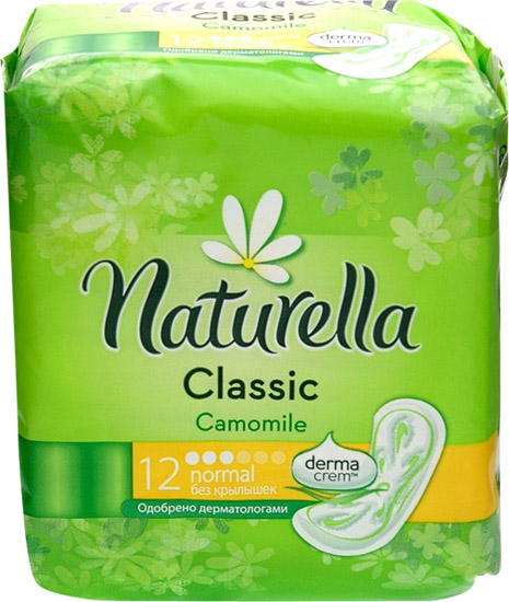  Naturella Classic Camomile Normal Single, 12 .