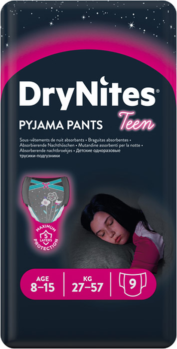   DryNites   (8-15 , 27-57 ), 9 .