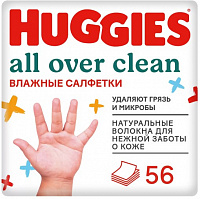   Huggies All over clean, 56 