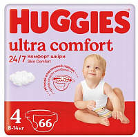  Huggies Ultra Comfort  Mega 4 (8-14) 66 .