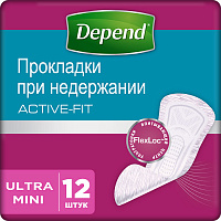    Depend Ultra Mini, ., 12 .