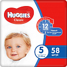  Huggies () Classic Mega Pack 5 (11-25), 58 .