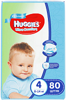  Huggies () Ultra Comfort   GIGA 4 (8-14), 80 .