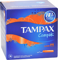  Tampax Compak   - Super Plus Duo, 16 .