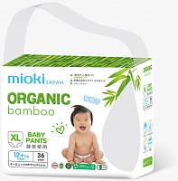 - Mioko Organic Bamboo  XL, 12+ , 36 .