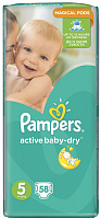  Pampers () Active Baby Junior 5 (11-18 ), 58 