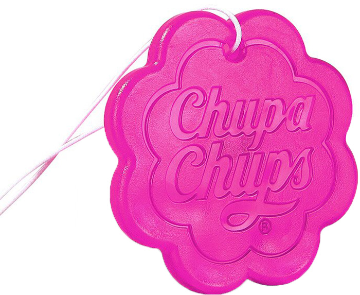 Ароматизатор гелевый подвесной Chupa Chups Strawberry Cream Клубника со сливками, 18 гр.