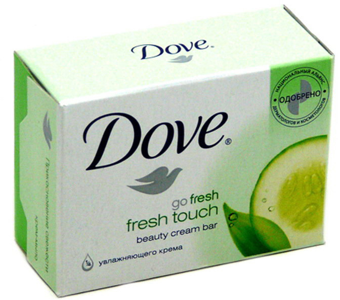 Крем-мыло Dove Прикосновение свежести, 135 гр.