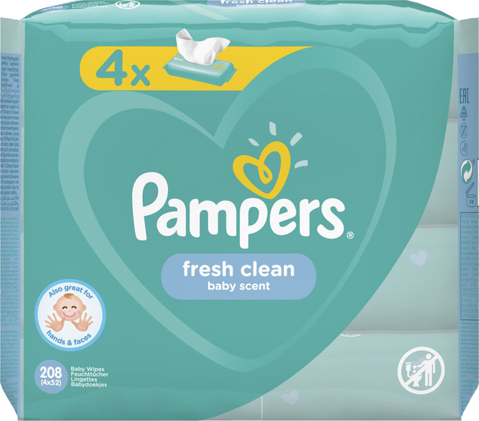    Pampers () Fresh Clean, 208 .