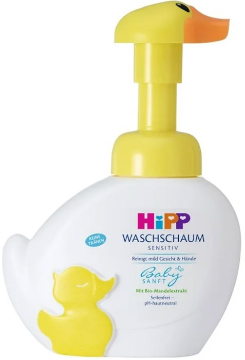 Пенка детская HiPP Babysanft Уточка для лица и рук, 250 мл.
