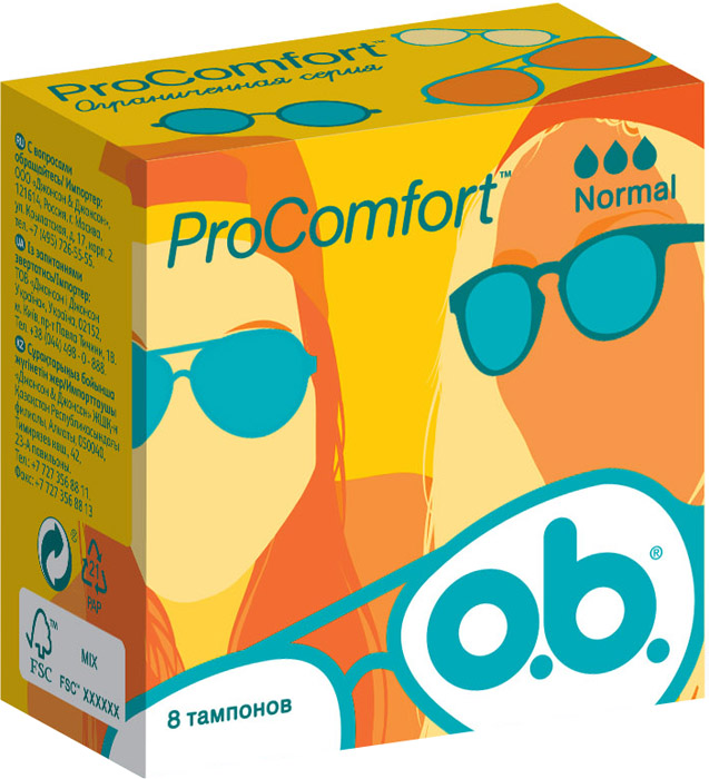  O.b. ProComfort , 8 .