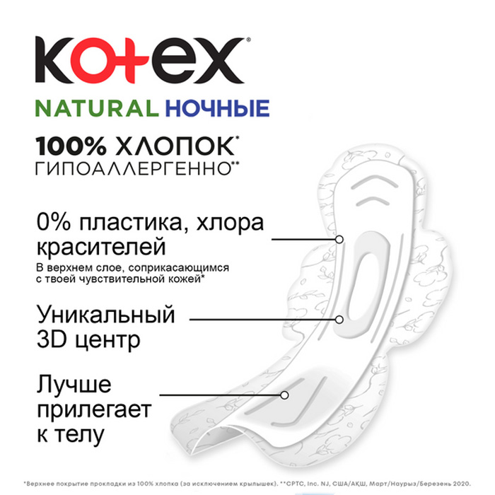   Kotex Natural , 12 .