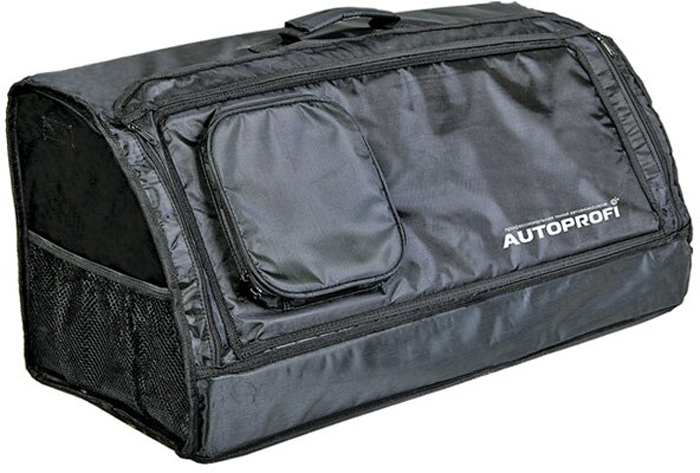 Органайзер в багажник AUTOPROFI Travel, брезентовый, 70х32х30см, чёрный