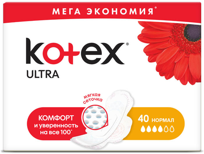  Kotex Ultra Normal (), 40 .
