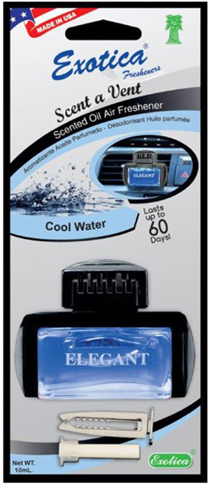 Ароматизатор жидкий Exotica Scent a Vent - Cool water аромат от Davidoff