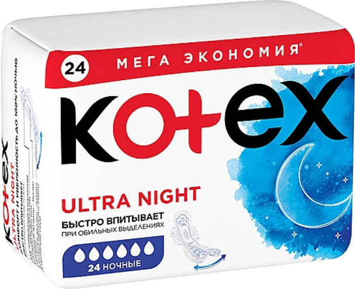  Kotex Ultra Night, 24 . ()