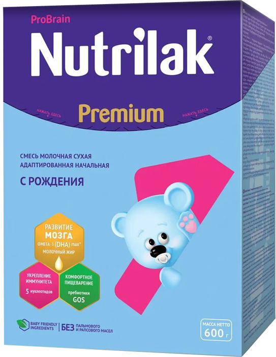    Nutrilak Premium 1  ,  0  6 ., 600 .