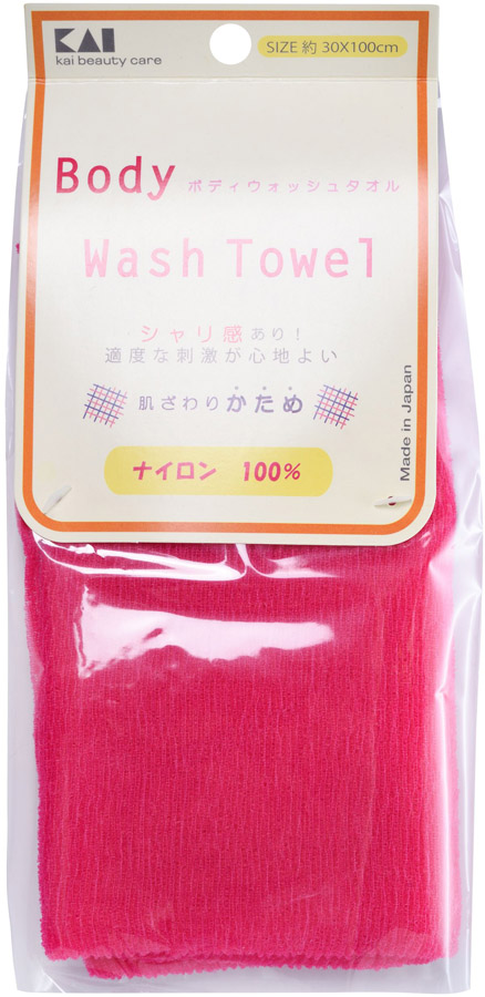     Kai Body Wash Towel, -