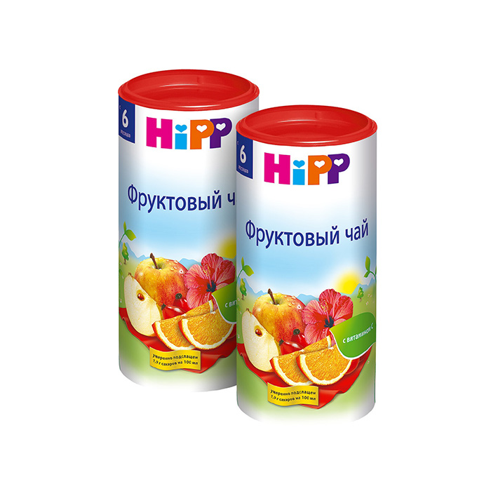 Чай гранулированный HiPP Фруктовый, с 6 мес., 200 гр.