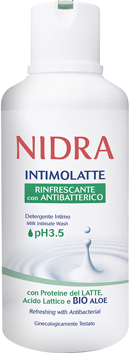 Гель Nidra для интимной гигиены с молочными протеинами и алоэ, 500 мл.