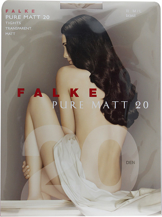  Falke () Pure Matt 20 den .48-50 M/L 40120/4679 : Brasil