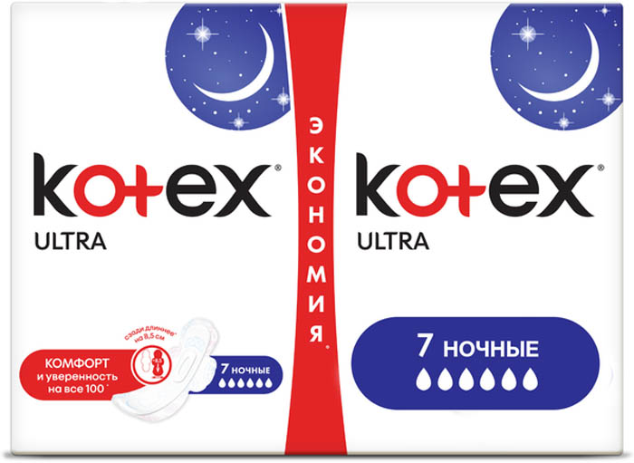  Kotex Ultra Night Duo, 14 .