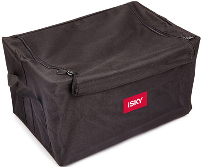 Органайзер в багажник iSky, полиэстер, черный 35x23x21 см