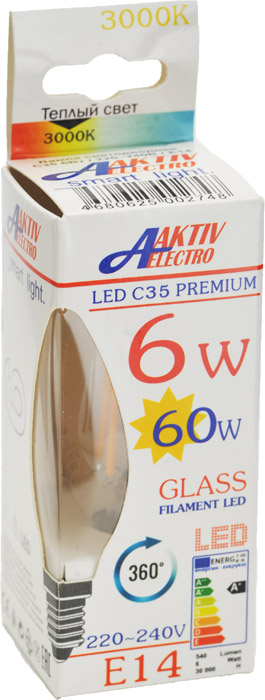   AKTIV ELECTRO LED-C35-Premium  6 220-240 14 3000 470