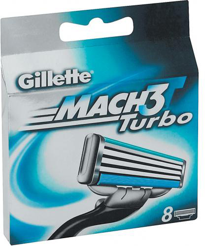     Gillette MACH 3 Turbo, 8 .