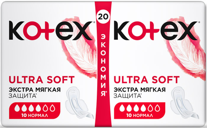  Kotex Ultra Soft Normal, 20 .
