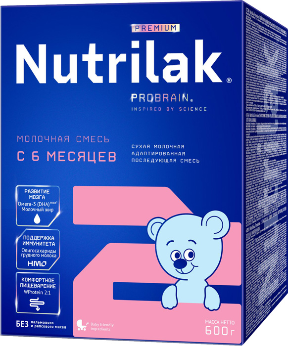    Nutrilak Premium 2  ,  6  12 ., 600 .