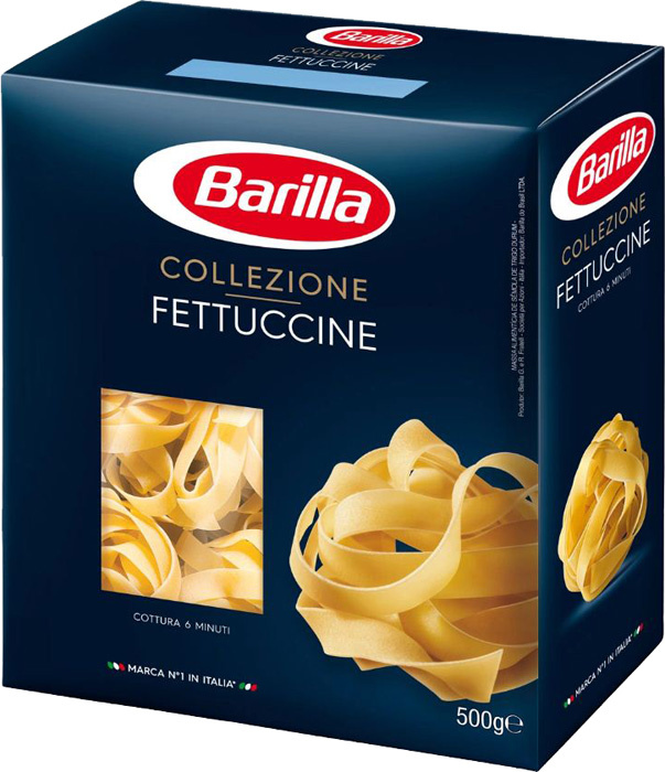 Макаронные изделия Barilla Fettuccine (лапша гнезда, феттучине), 500 гр.