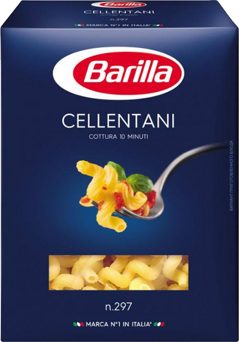   Barilla Cellentani 297 , 450 .