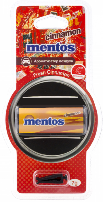 Ароматизатор мембранный Mentos Cinnamon Корица на дефлектор, 7 гр.