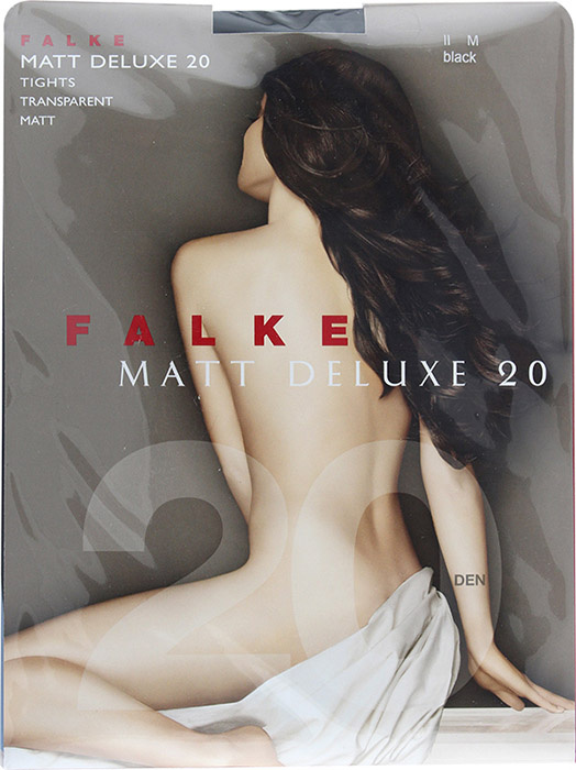  Falke () Matt Deluxe 20 den .46-48 M 40620/3009 : Black