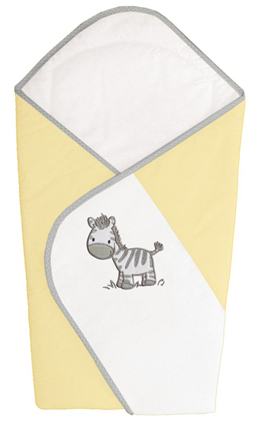 Одеяло-конверт Ceba Baby Zebra Yellow