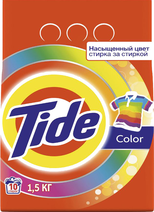 Стиральный порошок Tide Автомат Color, 1.5 кг.