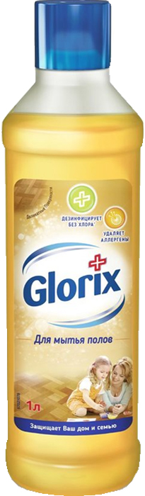 Средство для мытья пола Glorix Деликатная поверхность, 1 л.