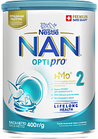 Смесь сухая молочная NAN 2 OPTIPRO, с 6 до 12 мес., 400 гр.