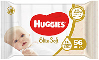 Салфетки влажные Huggies (Хаггис) Elite Soft, 56 шт.